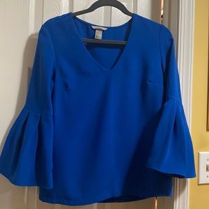 Royal Blue H and M blouse